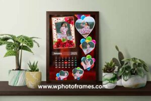 Love Calender Photo Frame Design 10