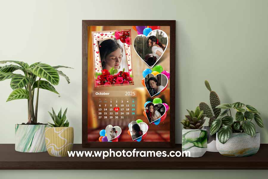 Love Calender Photo Frame Design 10 - Image 4