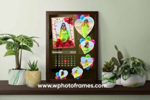 Love Calender Photo Frame Design 10