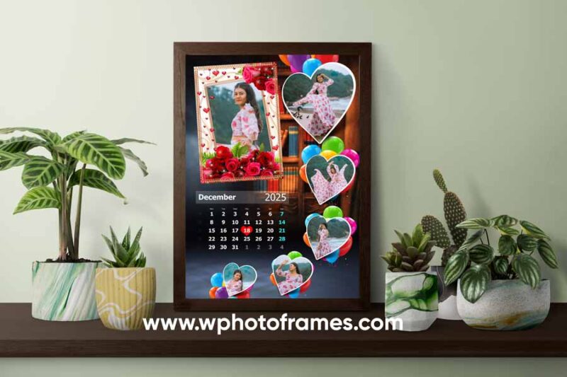 Love Calender Photo Frame Design 10 - Image 3