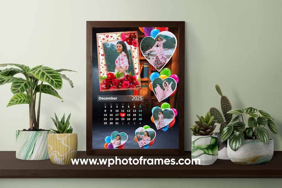 Love Calender Photo Frame Design 10 - Image 3