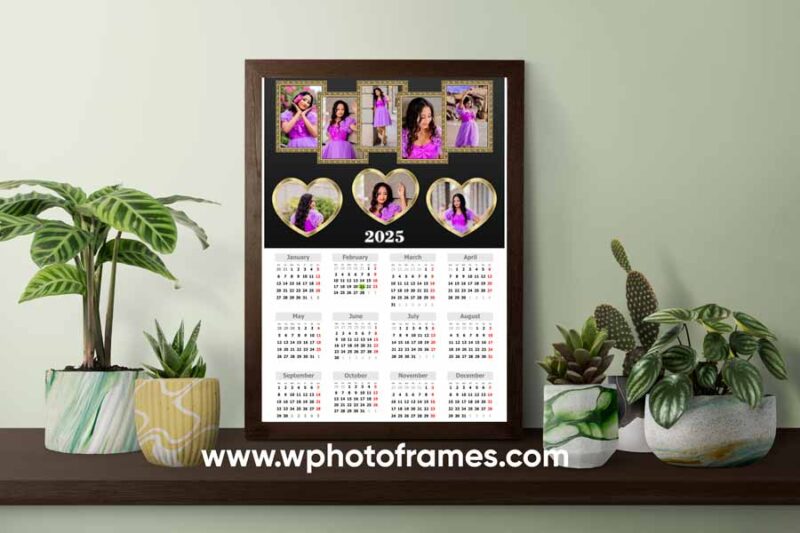 Personalised Photo Calender Design 3