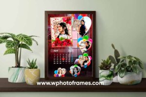 Love Calender Photo Frame Design 8