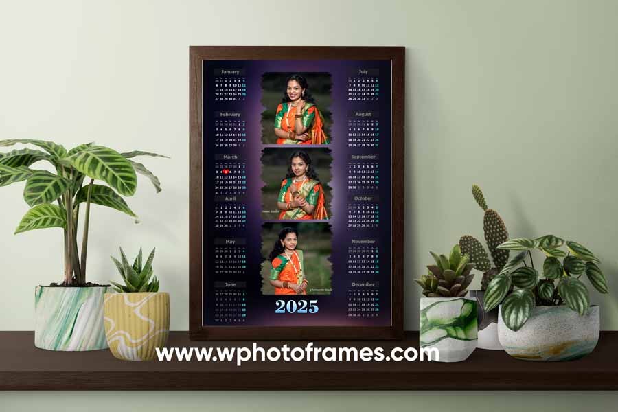 Personalised Photo Calender Design 2