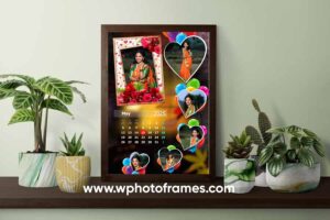 Love Calender Photo Frame Design 7