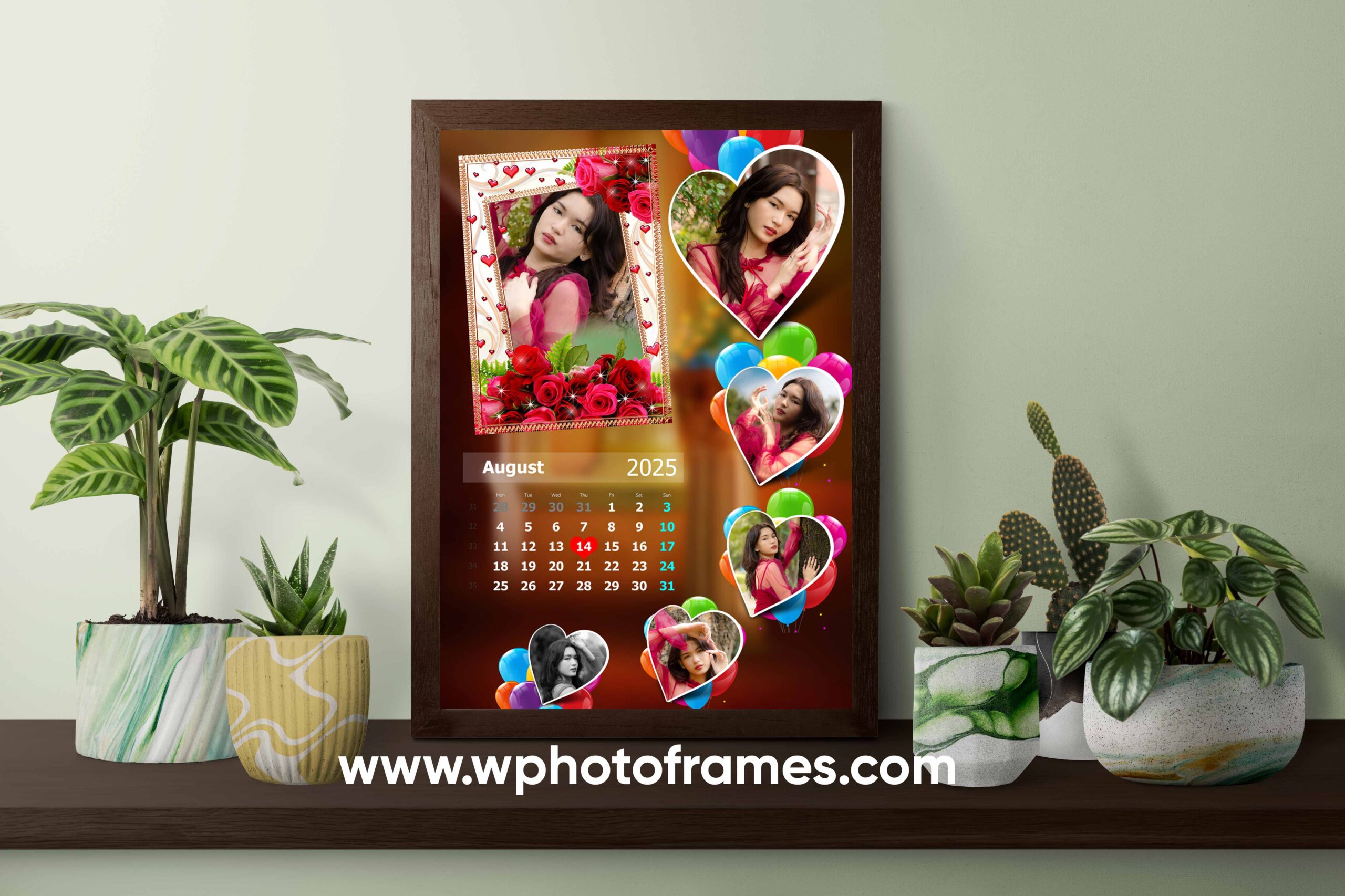Love Calender Photo Frame Design 10 - Image 6