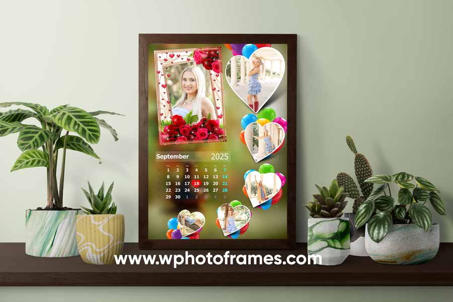 Love Calender Photo Frame Design 10 - Image 5