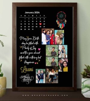 Moon Collage Photo Frame