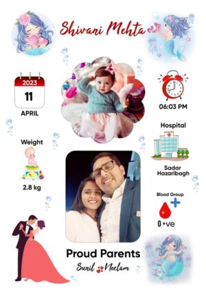 Baby Birth Photo Frame