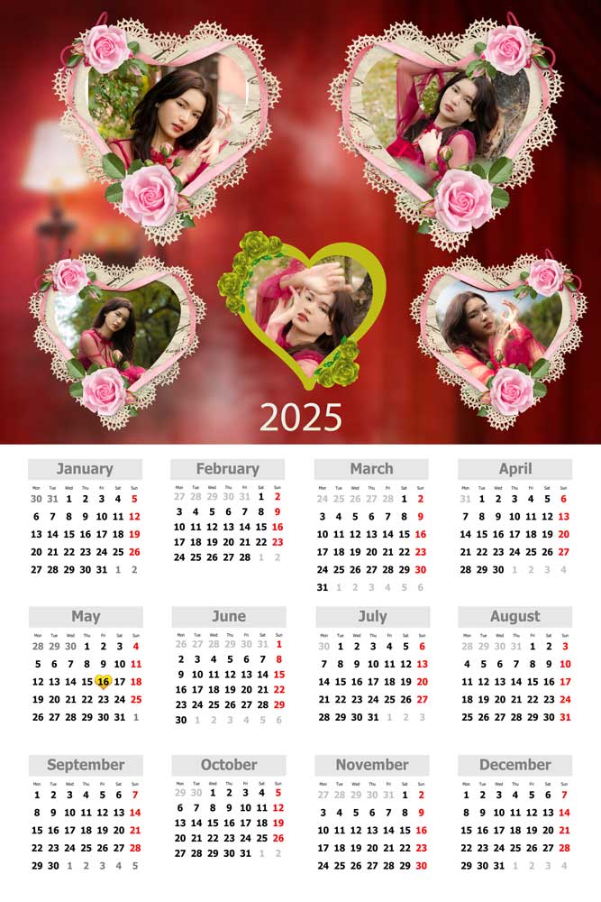 Personalised Photo Calender - Image 2