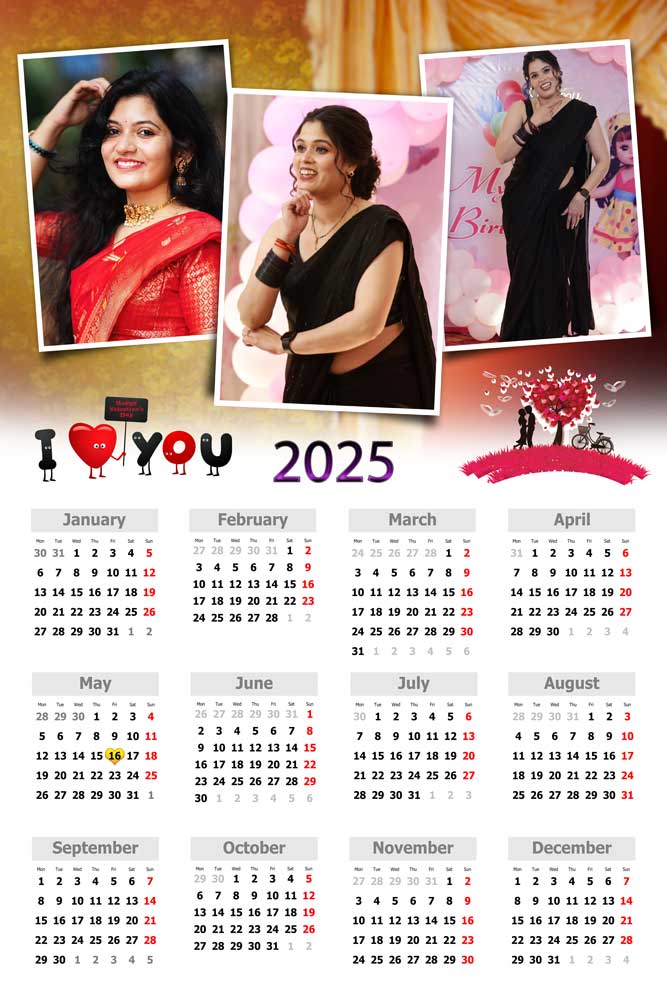 Personalised Photo Calender - Image 3