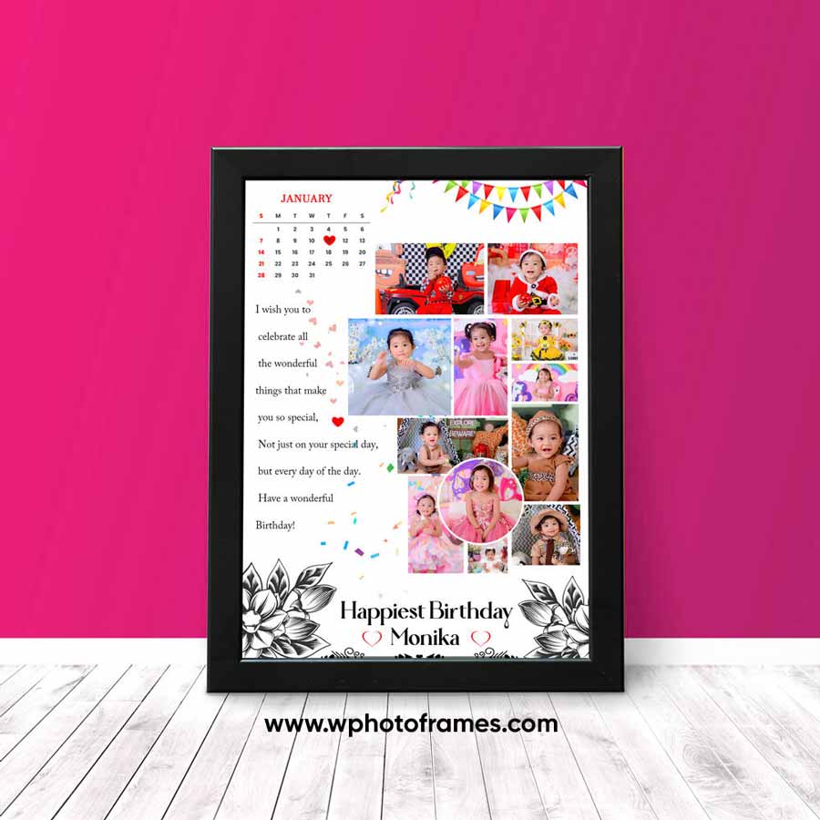 Personalised Birthday Calender Photoframes - Image 6