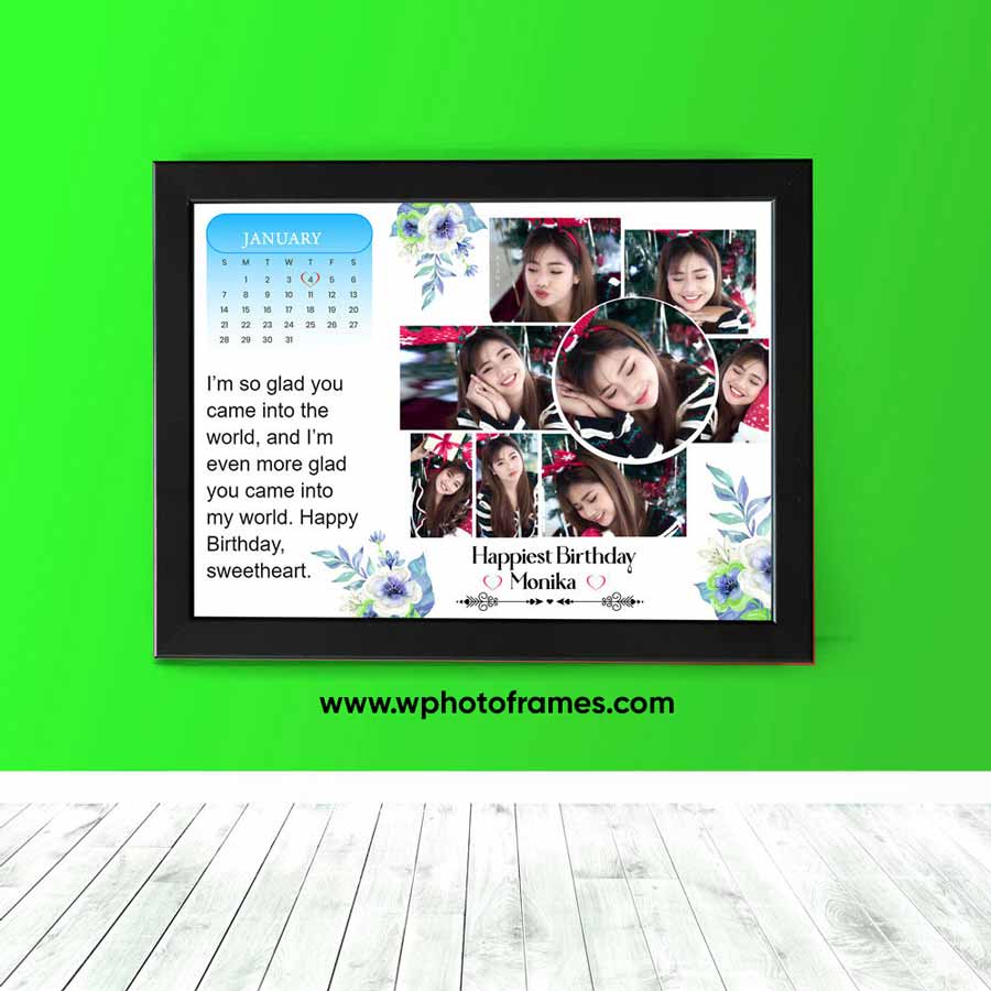 Personalised Birthday Calender Photoframes - Image 5