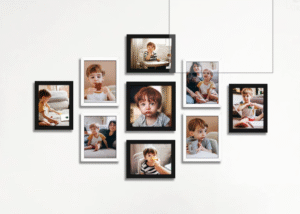 Collage Photo Frames Set of 9