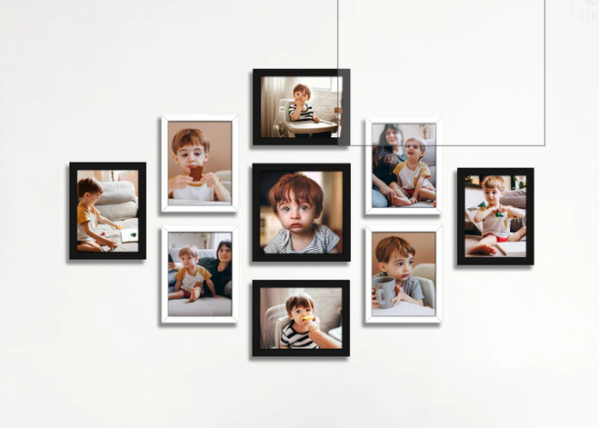 Collage Photo Frames Set of 9 - Image 2