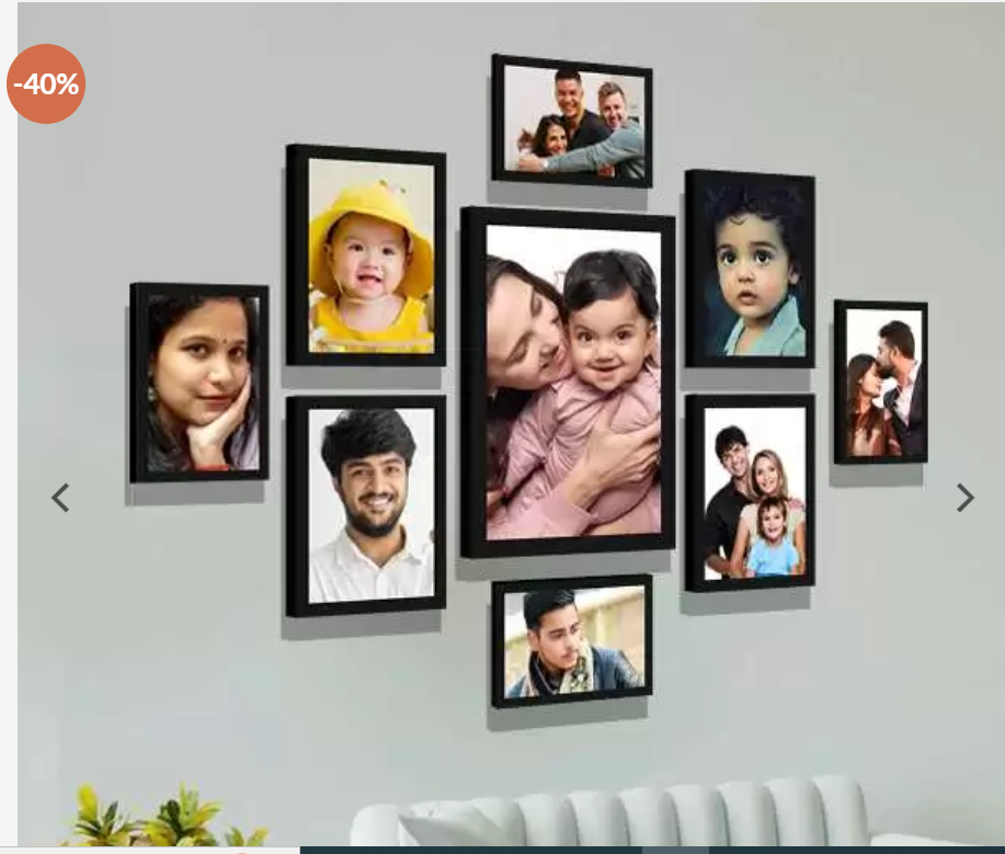 Collage Photo Frames Set of 9 - Image 4