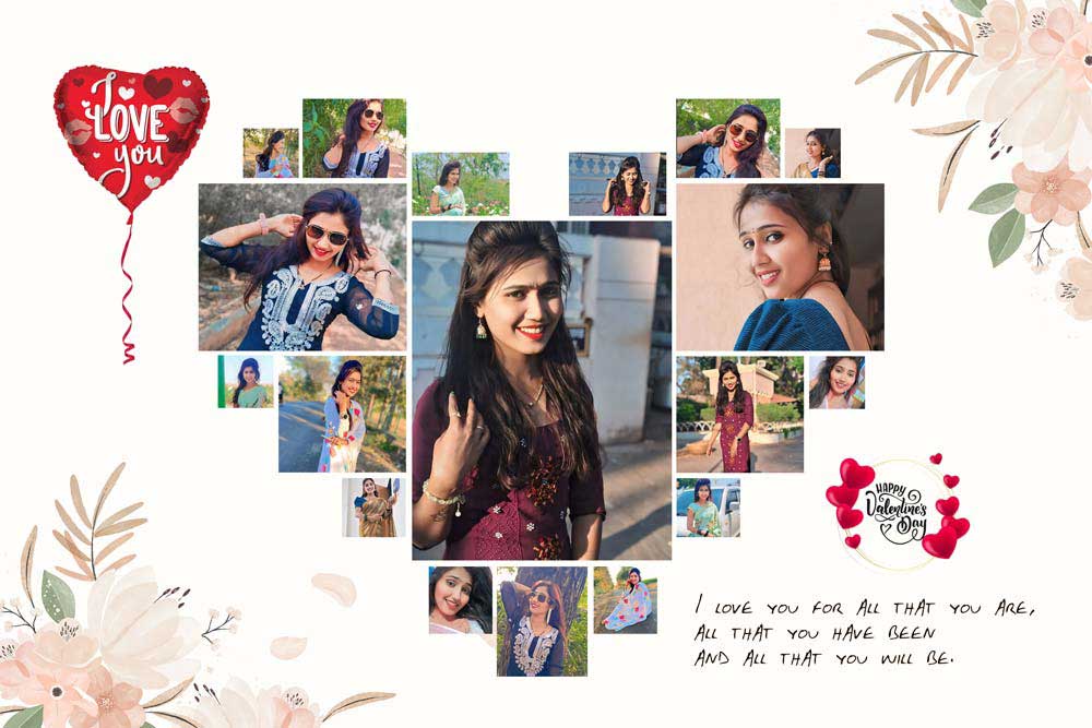 Collage Photo Frame D17