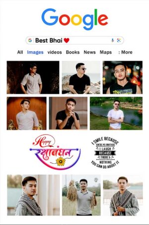 Google Personalised Raksha Bandhan Photo Frames