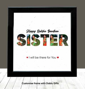 Personalised Raksha Bandhan Photo Frames