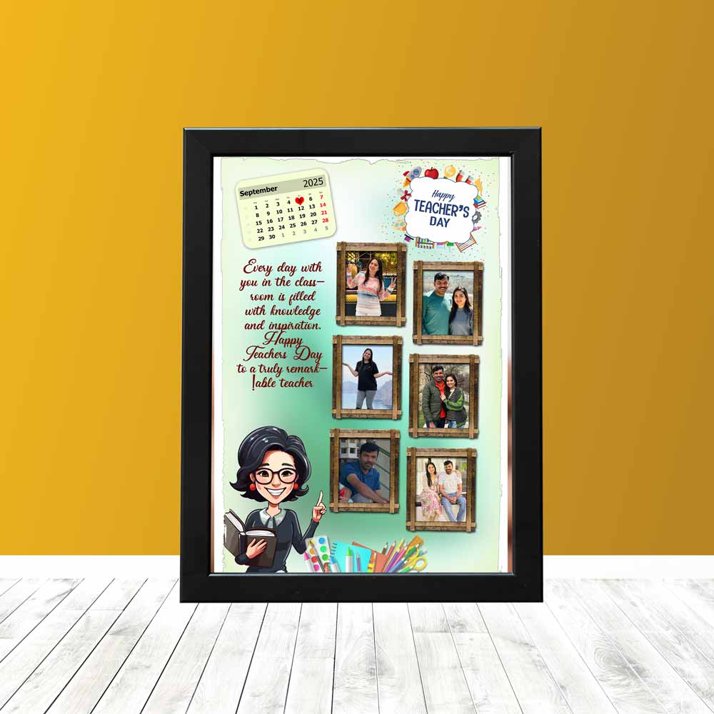 Customised Teachers Day Photo Frames Design 3