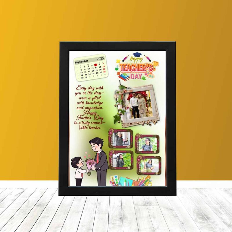 Customised Teachers Day Photo Frames Design 5