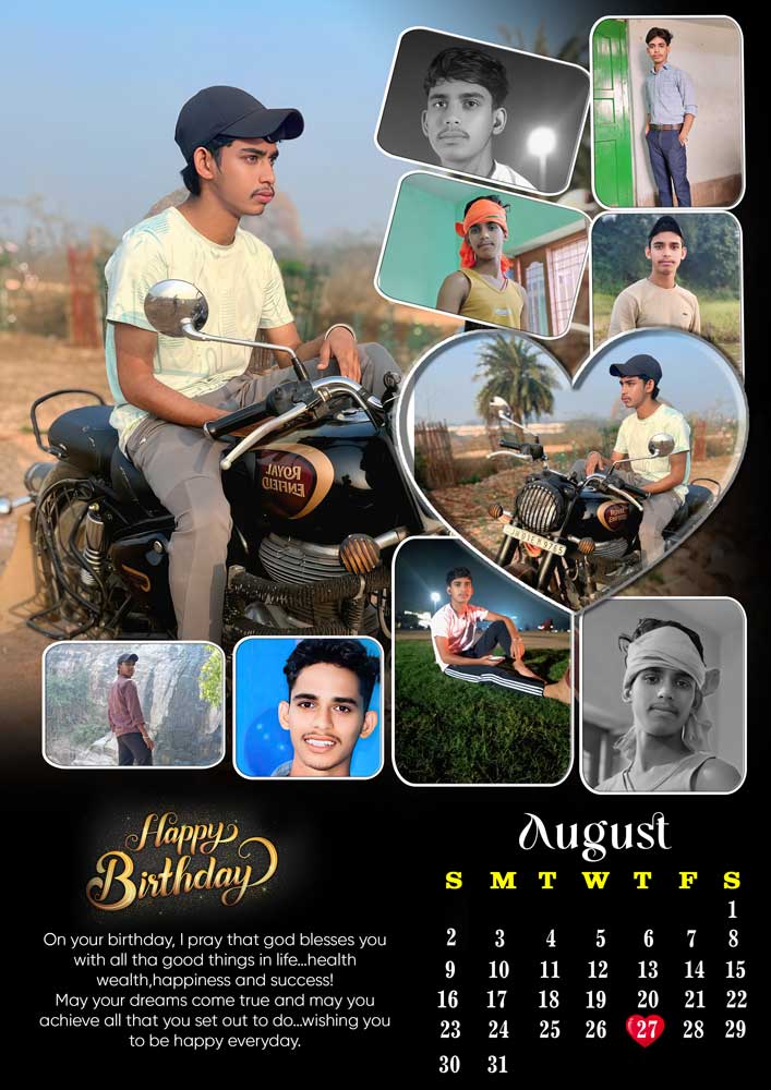 Customised Birthday Photo Frames  Design 2025