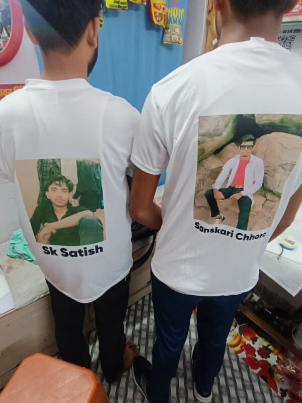 Personalised Photo Printeed White Tshirt