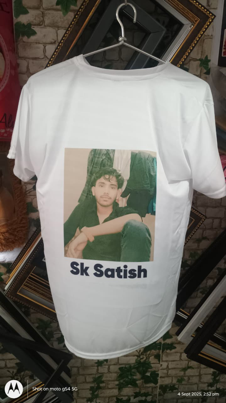 Personalised Photo Printeed White Tshirt - Image 6