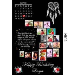 Large Photo Moon Shape Photoframes