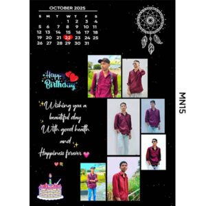Latest Personalised Collage Calender Photoframes for Birthday