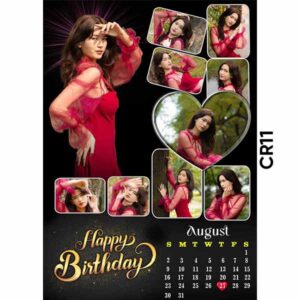 Latest Birthday Calender Collage Frame Design