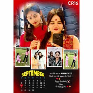 Customised Calender PhotoFrames for Birthday