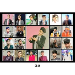 Personalised Collage Frames for Large Number of Photos