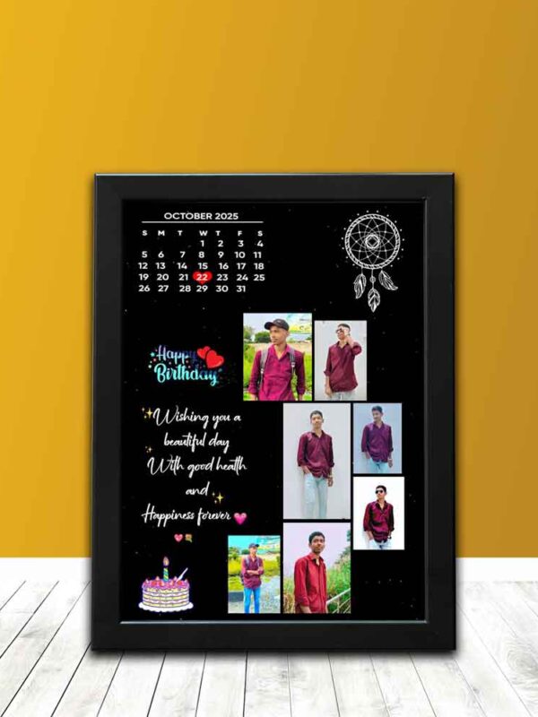 Personalised Moon Shape Photoframes