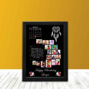 Large Moon Shape Photoframes