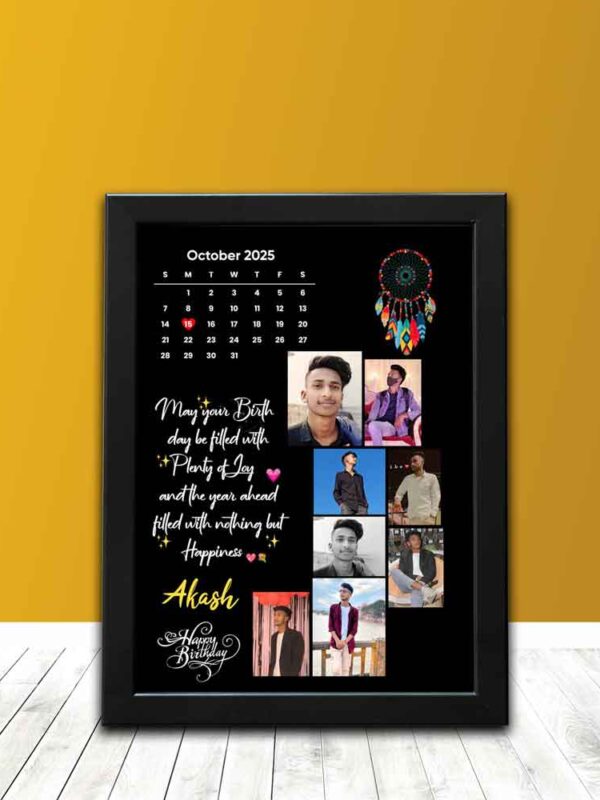 Personalised Moon Shape Photoframes 2026