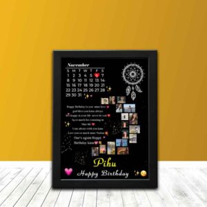 Personalised Moon Shape Photoframes