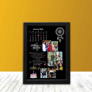 Personalised Moon Shape Photoframes