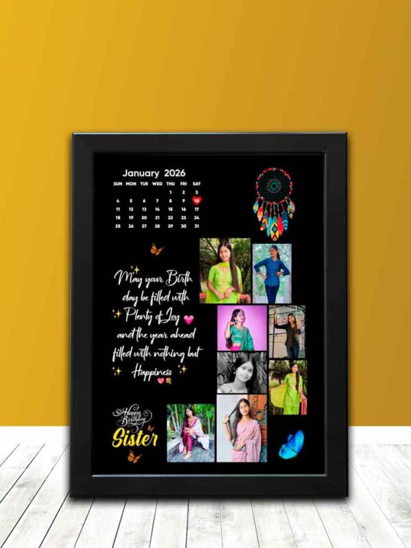 Moon Shape Customised Photoframes