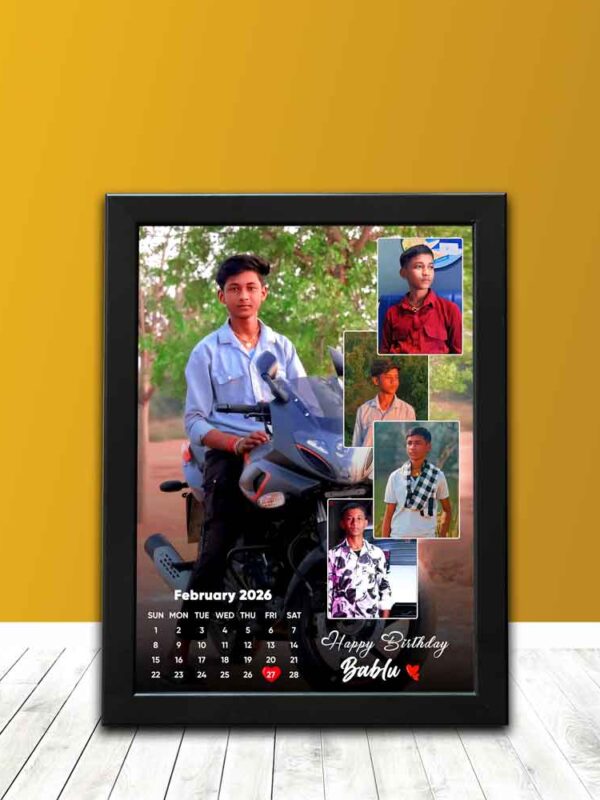 trendy Calender Collage Photoframes