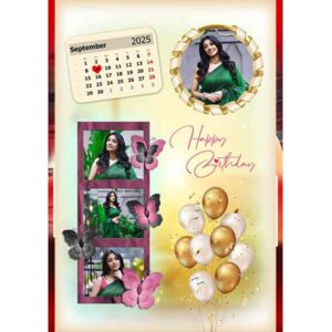 Trendy Photoframe Calender Design