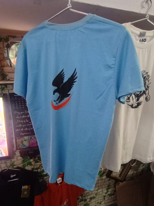 Blue Cotton Tshirt Printing | Customised Tshirt Printing