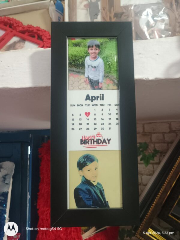 4x12 inch calender photoframes